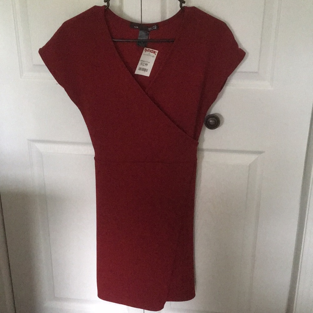 Faux Wrap Dress